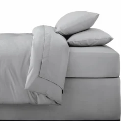 Drap housse 140x190cm gris
