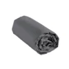 Drap housse 90x190 gris fonce