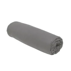 Drap housse 180x200 jersey gris