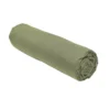 Drap housse 90x190 jersey vert