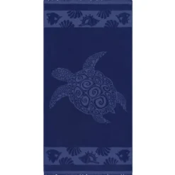 Drap plage velours jacquard uni