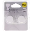 Embout bouchon d20 x2 - blanc ma