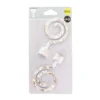 Embout demeure d20 x2 - blanc/or
