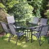 Ensemble repas de jardin 6places