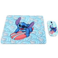 Ensemble tapis et souris stitch