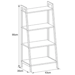 Etagere echelle finition bambou