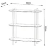 Etagere vague blanche