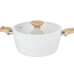 Faitout creme strie d24cm