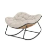 Fauteuil bascule tulum beige