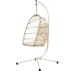 Fauteuil suspendu hanoi beige m1
