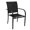 Fauteuil textilene pacha noir