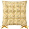 Galette de chaise motif grec dep