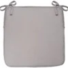 Galette de chaise 38x38cm gris c