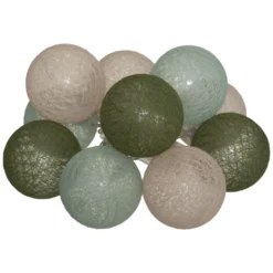 Guirlande led 10 boules d6cm