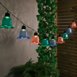 Guirlande solaire cloche multi