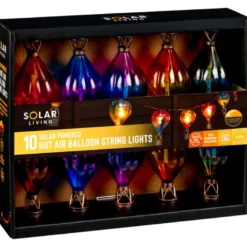 Guirlande solaire mongolfiere