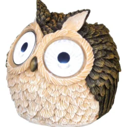 Hibou gros yeux solaire