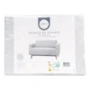 Housse de canape unie 2p gris