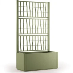 Jardiniere treillis 80x36x140cm