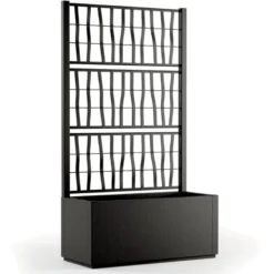Jardiniere treillis 80x36x140cm