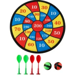 Jeu de cible avec flechettes