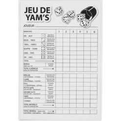 Jeu du yams geant