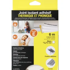 Joint isolant adhesif mousse
