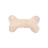 Jouet chien en velours beige