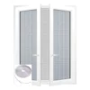 Kit moust + bande 170x180cm bl