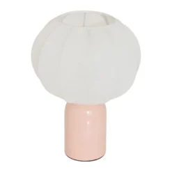 Lampe abat jour tissu h33cm rs