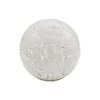 Lampe boule led ecailles blanc