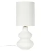 Lampe ceramique creme