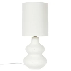 Lampe ceramique creme