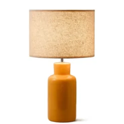 Lampe tory ocre