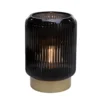 Lanterne led verre strie