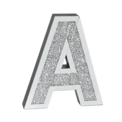 Lettre miroir strass