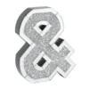 Lettre miroir strass