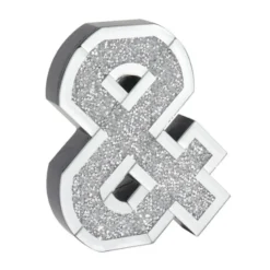 Lettre miroir strass