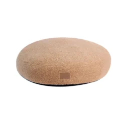 Lit pouf d70x16cm marron clair