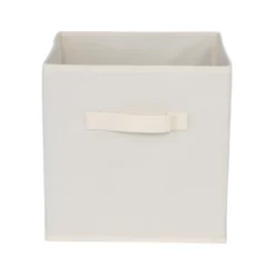 Lot 2 cubes de rangement beige