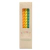 Lot de 10 bougies couleur pastel