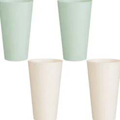 Lot de 4 gobelet plastiques