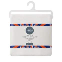 Lot de 2 proteges oreiller 50x70