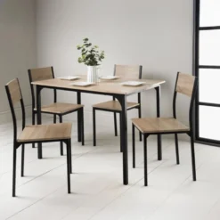 Lot table + 4 chaises