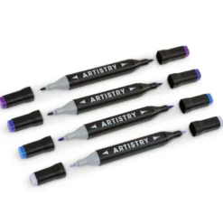 Marqueurs double pointes x4