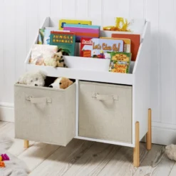 Meuble bibliotheque 2 rangements