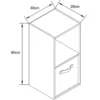 Meuble 2 cubes+1 panier