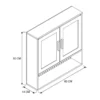 Meuble haut salle de bain