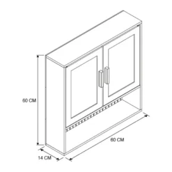 Meuble haut salle de bain