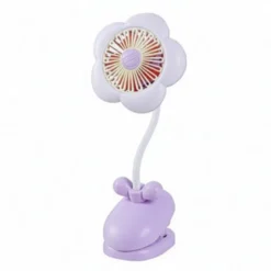 Mini lampe/ventilateur fleur